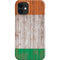 Ireland Flag Dark Wood iPhone 12 Mini Lite Case